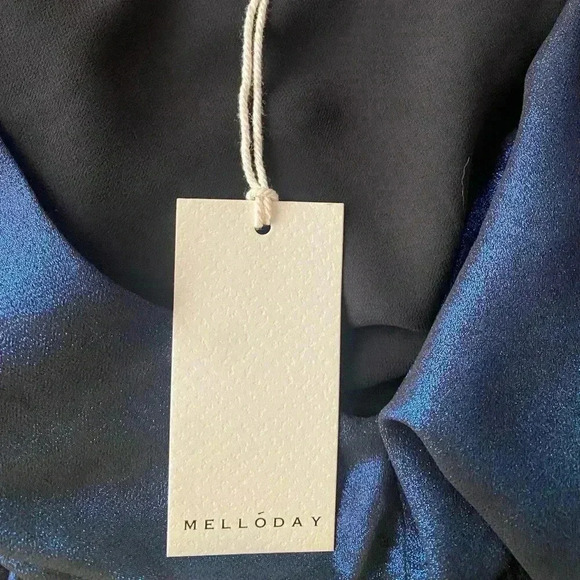 🆕 Melloday Chiffon Tier Tunic Top XS🆕 - Picture 9 of 10